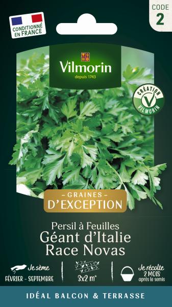 Aromatiques - Persil Gigante d'Italia (Géant d'Italie) race Novas - Graines d'Exception - PACKAGING_RECTO